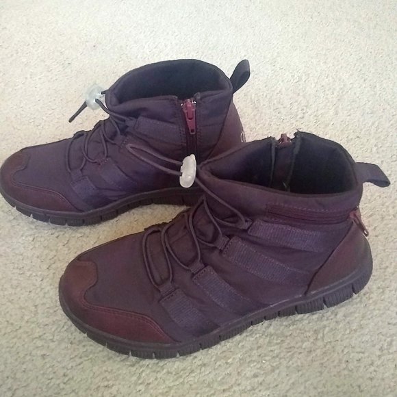 Tony Little Cheeks Fit Body Ankle Sneaker Boot Size 6 Purple - Picture 2 of 5